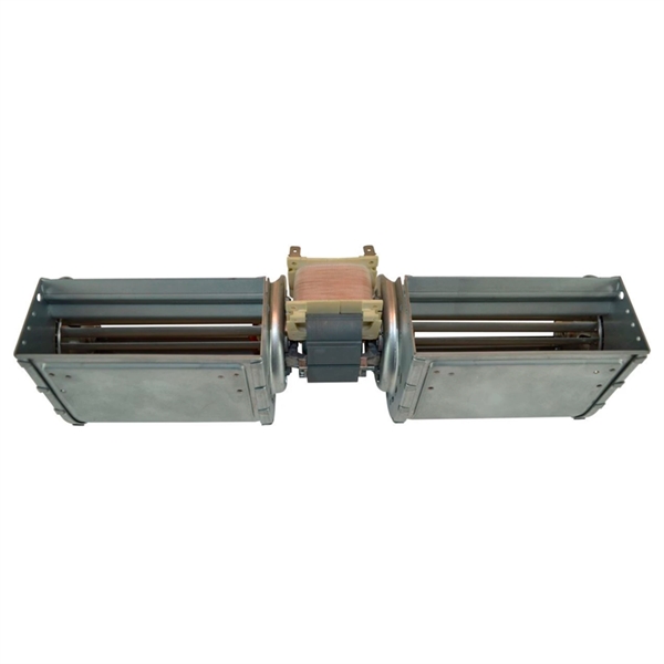 Ventilator (Double) with motor in the middle for pellet stove - length 317 mm - diameter 80 mm